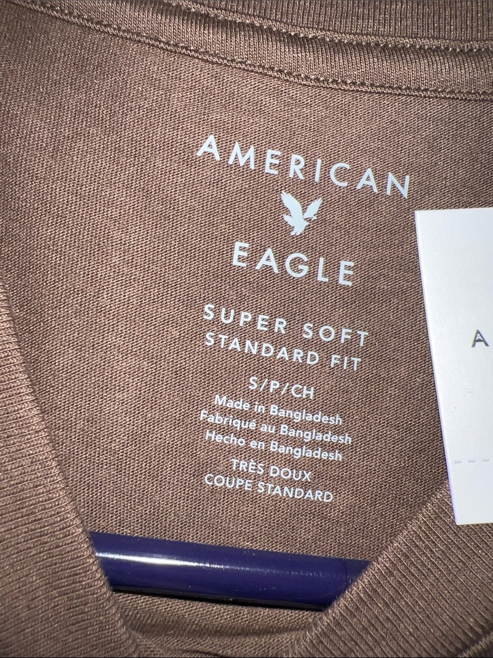 American Eagle Outfitters Short Sleeve Crew T-Shirts - Gray & Brown - Picture 5 of 6